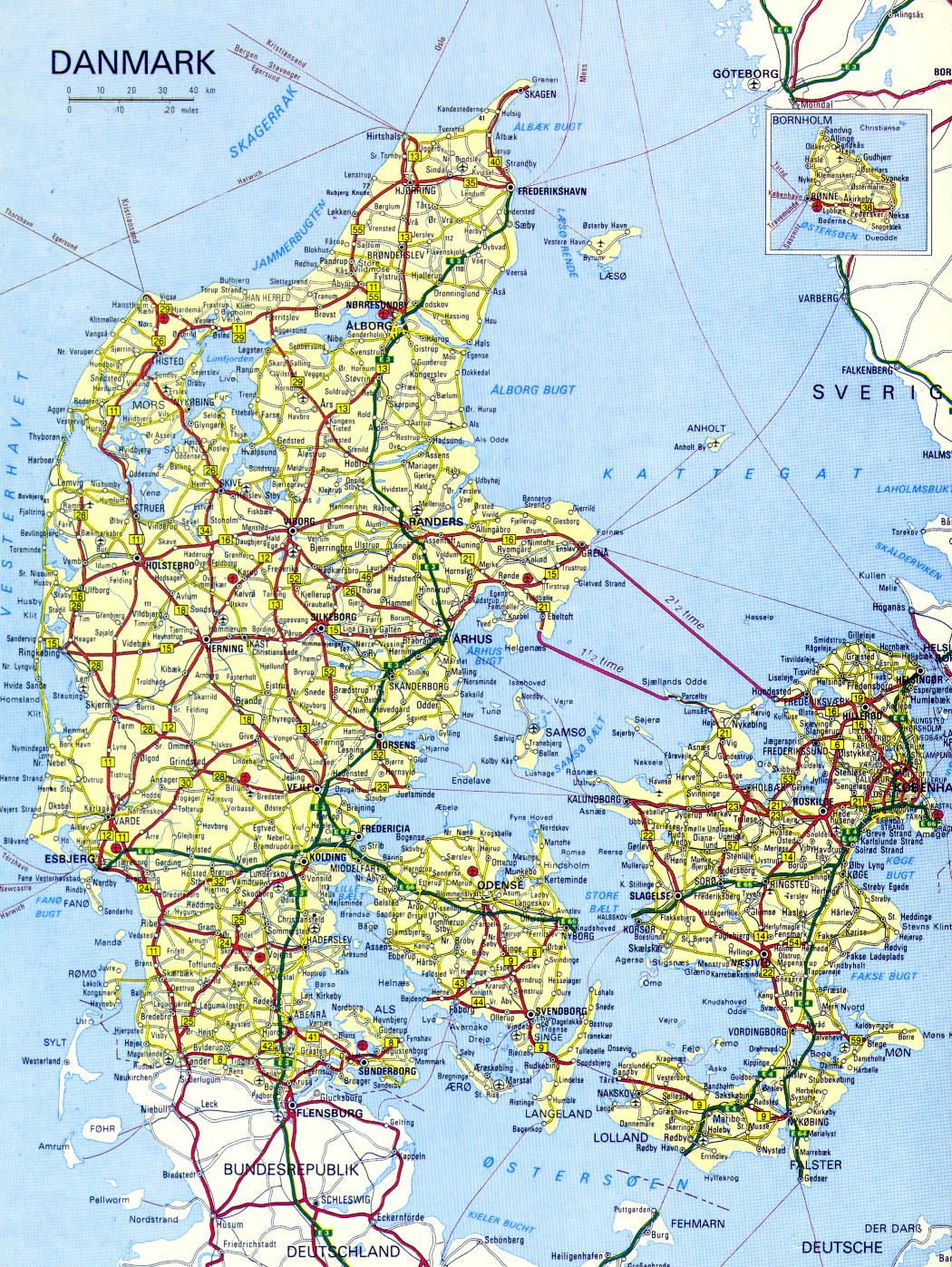 Danmarks geografi - Statsborgerskabstest / Indfødsretsprøve 2021